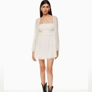 Aritzia Wilfred Tempest Mini Dress, Size Small, in White